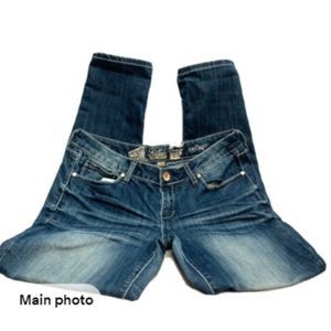 REFUGE Women's Jeans Size 12 Glam Ultra Skinny Denim Pants 5 Pockets